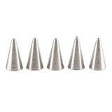 5 Pcs Piping Tips Set Stainless Steel Cake Decorating Supplies for Baking Cupcakes Cookies