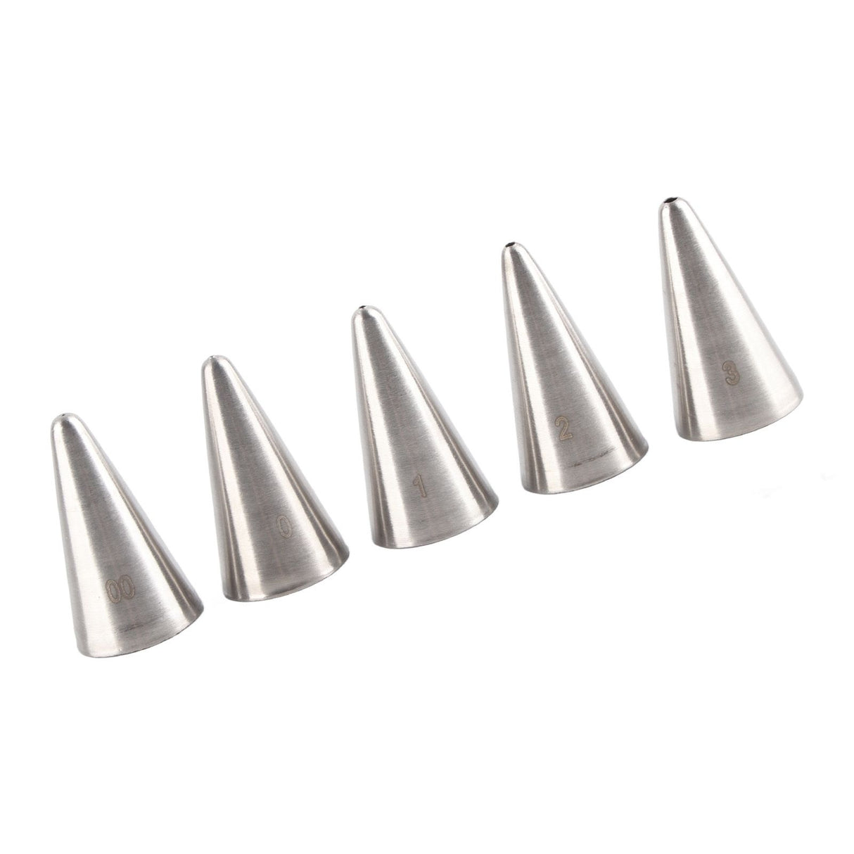 5 Pcs Piping Tips Set Stainless Steel Cake Decorating Supplies for Baking Cupcakes Cookies
