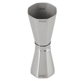 304 Stainless Steel Jigger with Scales Octagonal Double Cocktail Jigger Measuring Tool for Bartenders