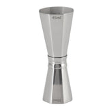 304 Stainless Steel Jigger with Scales Octagonal Double Cocktail Jigger Measuring Tool for Bartenders - Side View