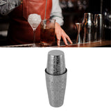 Stainless Steel Cocktail Shaker Engraved Martini Shaker Silver Japanese American Boston Bar Mixer Bottomless - Extra Image