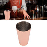 Drinking Cup 304 Stainless Steel Hammered Multipurpose Moscow Mule Mug for Bar Home Copper Plating - Extra Image