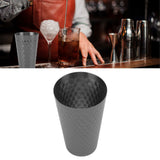 Drinking Cup 304 Stainless Steel Hammered Multipurpose Moscow Mule Mug for Bar Home Black Plating