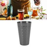 Drinking Cup 304 Stainless Steel Hammered Multipurpose Moscow Mule Mug for Bar Home Black Plating