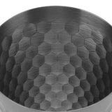 Drinking Cup 304 Stainless Steel Hammered Multipurpose Moscow Mule Mug for Bar Home Black Plating - Extra Image