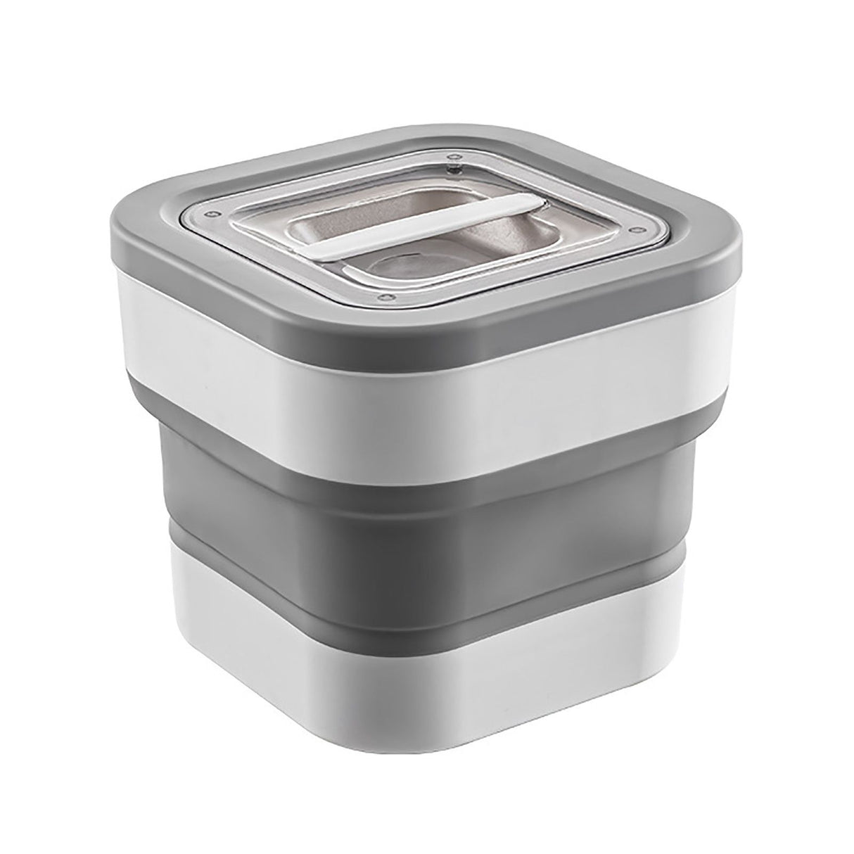 Rice Food Storage Containers Collapsible Dog Pet Cat Food Flour Storage Bin Leakproof Sealable Kitchen Food Container