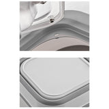 Rice Food Storage Containers Collapsible Dog Pet Cat Food Flour Storage Bin Leakproof Sealable Kitchen Food Container - Extra Image
