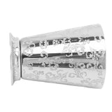 Cocktail Drinking Cup 304 Stainless Steel Silver Finish Moscow Mule Mug for Bars Home Leaf Pattern Carving