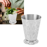 Cocktail Drinking Cup 304 Stainless Steel Silver Finish Moscow Mule Mug for Bars Home Totem Pattern Carving - Extra Image