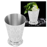 Cocktail Drinking Cup 304 Stainless Steel Silver Finish Moscow Mule Mug for Bars Home Totem Pattern Carving - Extra Image