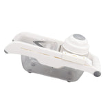 Fruit and Vegetable Slice Cutter Stainless Steel Lemon Potato Slicing Tool with Hand Guard for Home Kitchens