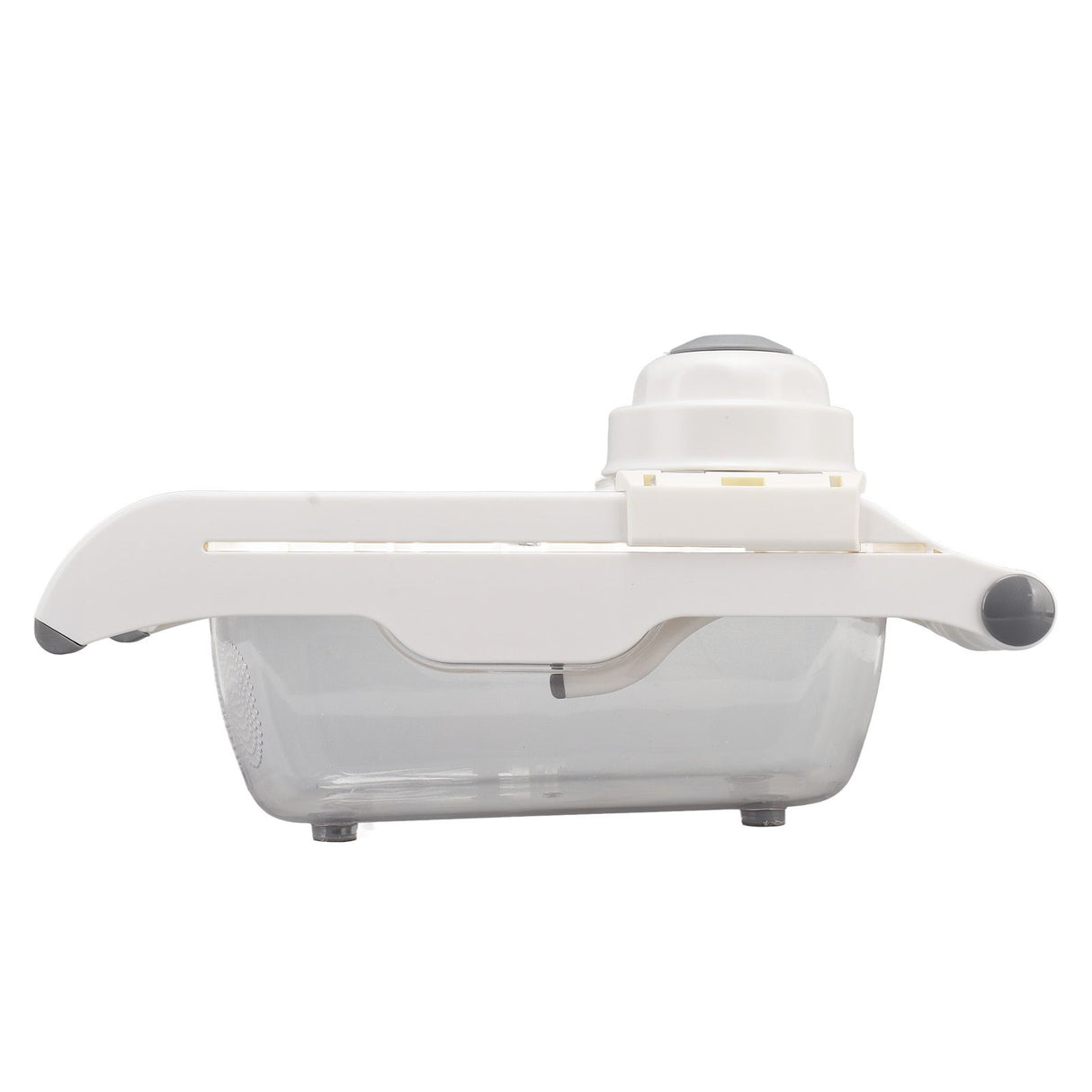 Fruit and Vegetable Slice Cutter Stainless Steel Lemon Potato Slicing Tool with Hand Guard for Home Kitchens