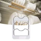 Pot Lid Organizer Plastic U Shaped Cooking Top Cover Storage Rack for Home Kitchen White - Extra Image