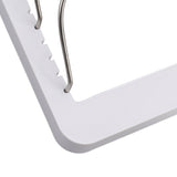 Pot Lid Organizer Plastic U Shaped Cooking Top Cover Storage Rack for Home Kitchen White