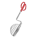 Taco Shell Tong with Long Handle Stainless Steel Taco Press For Making Homemade Taco Shells - Front View