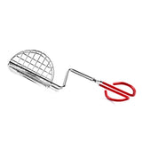 Taco Shell Tong with Long Handle Stainless Steel Taco Press For Making Homemade Taco Shells - Side View