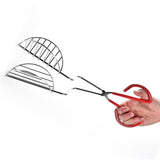 Taco Shell Tong with Long Handle Stainless Steel Taco Press For Making Homemade Taco Shells - 45-Degree Angle