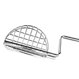 Taco Shell Tong with Long Handle Stainless Steel Taco Press For Making Homemade Taco Shells - Close-Up Angle