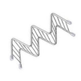 Stainless Steel V Shaped Taco Holder Corn Roll Spring Roll Taco Stand Home Pancake Food Rack 2‑3 Grids 6.3x13.5x4.5cm/2.5x5.3x1.8in