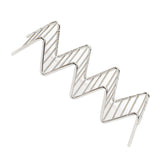 Stainless Steel V Shaped Taco Holder Corn Roll Spring Roll Taco Stand Home Pancake Food Rack 3‑4 Grids 6.3x18.5x4.5cm/2.5x7.3x1.8in - Extra Image