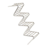 Stainless Steel V Shaped Taco Holder Corn Roll Spring Roll Taco Stand Home Pancake Food Rack 3‑4 Grids 6.3x18.5x4.5cm/2.5x7.3x1.8in
