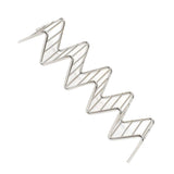 Stainless Steel V Shaped Taco Holder Corn Roll Spring Roll Taco Stand Home Pancake Food Rack 4‑5 Grids 6.3x22.5x4.5cm/2.5x8.9x1.8in