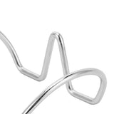 Taco Holder U Shaped Taco Rack Stainless Steel Taco Shell Stand Up Holder for Baking Party Gathering 2 Grid - Close-Up Angle
