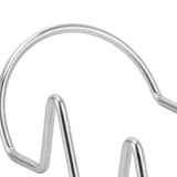 Taco Holder U Shaped Taco Rack Stainless Steel Taco Shell Stand Up Holder for Baking Party Gathering 3 Grid
