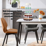Cupcake Stand Multi Round Tiers Transparent Acrylic High Stability Cupcake Tower for Display Serving Party 5 Tier - Extra Image