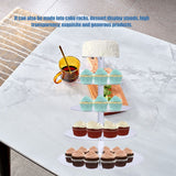 Cupcake Stand Multi Round Tiers Transparent Acrylic High Stability Cupcake Tower for Display Serving Party 5 Tier - Extra Image