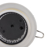 Cigar Jar Stainless Steel Silicone Ring with Hygrometer Waterproof Sealed Storage Jar for Home 96mmx173mm/3.8x6.8in
