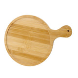 Bamboo Wood Pizza Tray Clear Texture Comfortable Hand Feeling Round Wooden Pizza Serving Plate 6in for 5in Pizzas - Extra Image