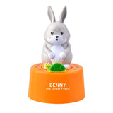 Cute Cartoon Animal Kitchen Mechanical Timer 60 Minute Visual Countdown Timer for Holiday Gifts Cooking Baking Study Sport Home Decoration RB713 Orange