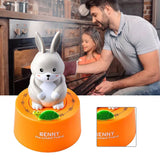 Cute Cartoon Animal Kitchen Mechanical Timer 60 Minute Visual Countdown Timer for Holiday Gifts Cooking Baking Study Sport Home Decoration RB713 Orange - 45-Degree Angle