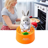 Cute Cartoon Animal Kitchen Mechanical Timer 60 Minute Visual Countdown Timer for Holiday Gifts Cooking Baking Study Sport Home Decoration RB713 Orange - Rear View