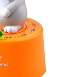 Cute Cartoon Animal Kitchen Mechanical Timer 60 Minute Visual Countdown Timer for Holiday Gifts Cooking Baking Study Sport Home Decoration RB713 Orange - Extra Image