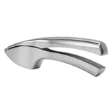 Manual Garlic Press Kitchen Garlic Masher Multifunctional Zinc Alloy Garlic Puree Squeezer - 45-Degree Angle