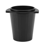 54mm Coffee Dosing Cup Aluminum Alloy Portafilter Dosing Mug for Coffee Maker Machine Black - Top-Down View