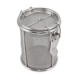 Stainless Steel Tea Ball Infuser Stainless Steel Spice Seasoning Strainer with Extended Chain Hook - 45-Degree Angle