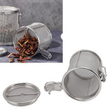 Stainless Steel Tea Ball Infuser Stainless Steel Spice Seasoning Strainer with Extended Chain Hook