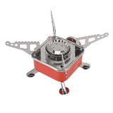 Outdoor Gas Stove Folding Mini Quadrate Stove Cooker Camping Picnic Portable Gas Stove - Side View