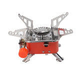 Outdoor Gas Stove Folding Mini Quadrate Stove Cooker Camping Picnic Portable Gas Stove - Extra Image