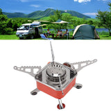 Outdoor Gas Stove Folding Mini Quadrate Stove Cooker Camping Picnic Portable Gas Stove