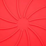 20.5cm Fryer Liners Square Folding Dishwasher Safe Silicone Fryer Pot Basket For Replacement Kitchen Red - Extra Image
