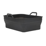 Silicone Air Cooker Pot Rectangular Fryer Liner Tray Replacement for Kitchen Cooking Accessories Black