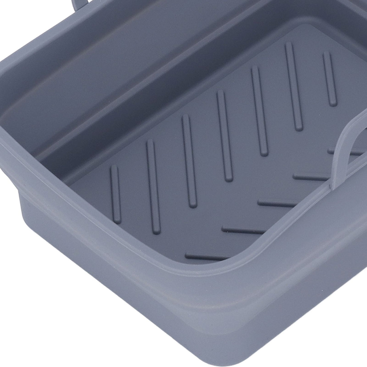 Silicone Air Cooker Pot Rectangular Fryer Liner Tray Replacement for Kitchen Cooking Accessories Grey