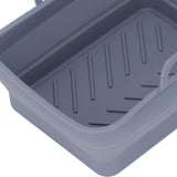 Silicone Air Cooker Pot Rectangular Fryer Liner Tray Replacement for Kitchen Cooking Accessories Grey - Extra Image