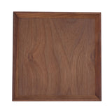 Black Walnut Tray Simple Fashion Serving Tray Serve Tea Fruit Cheese Wine Or Meals Medium Square