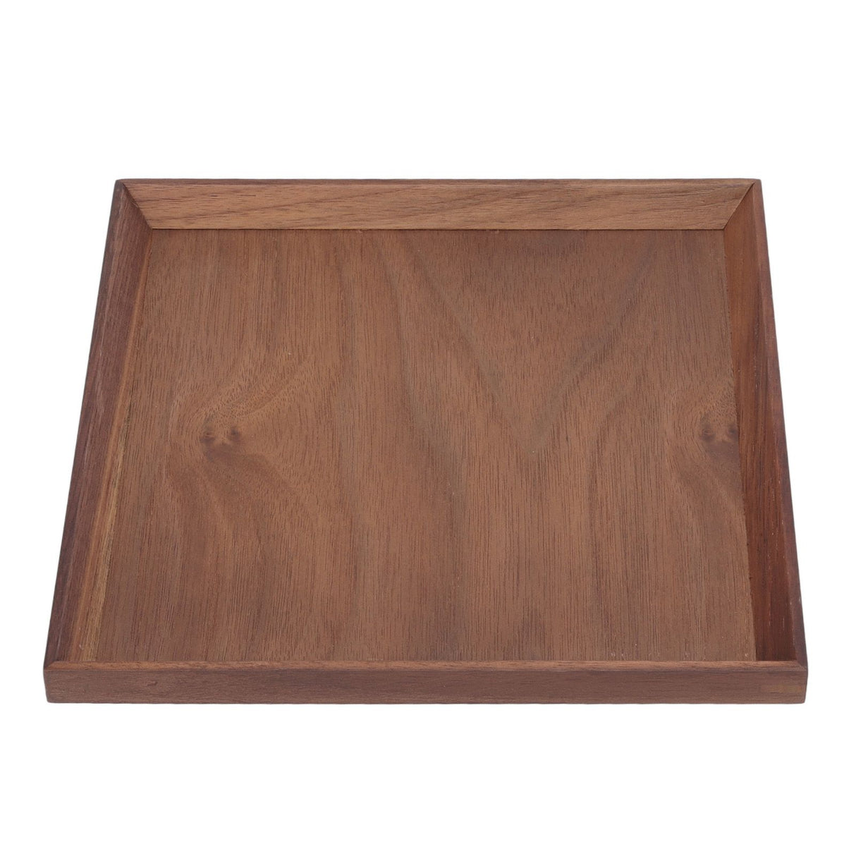 Black Walnut Tray Simple Fashion Serving Tray Serve Tea Fruit Cheese Wine Or Meals Medium Square