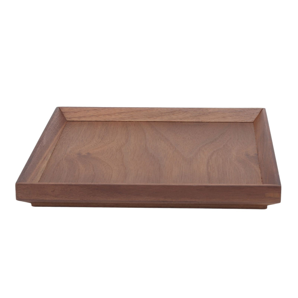 Black Walnut Tray Simple Fashion Serving Tray Serve Tea Fruit Cheese Wine Or Meals Medium Square